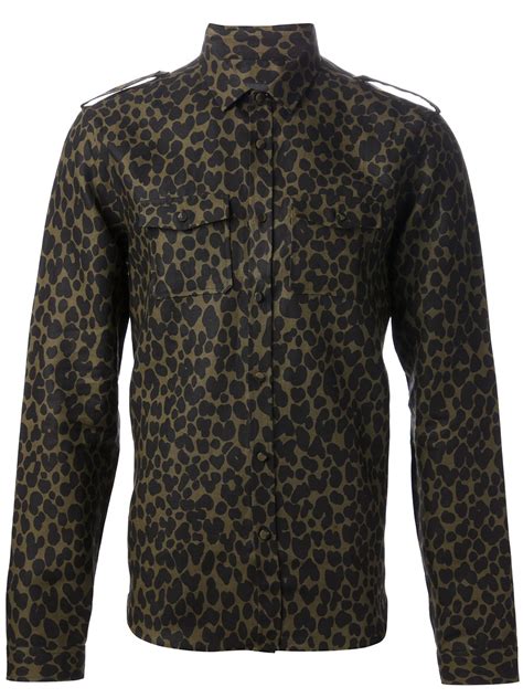 burberry leopard print shirt